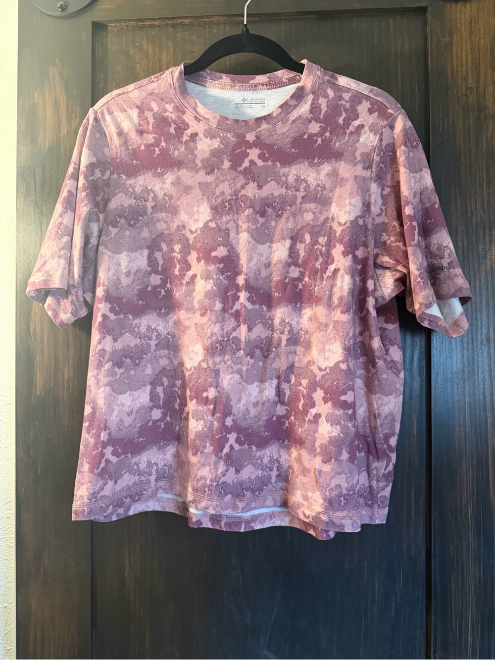 Women’s Columbia Short-Sleeve Crewneck Shirt - Mauve/Pink